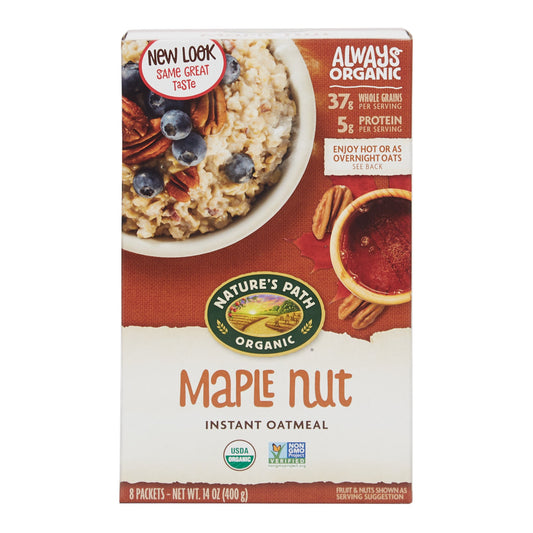 Nature's Path Hot Cereal Pouch Maple Nut; 14 Ounces; 6 Per Case - High Mart Wholesale