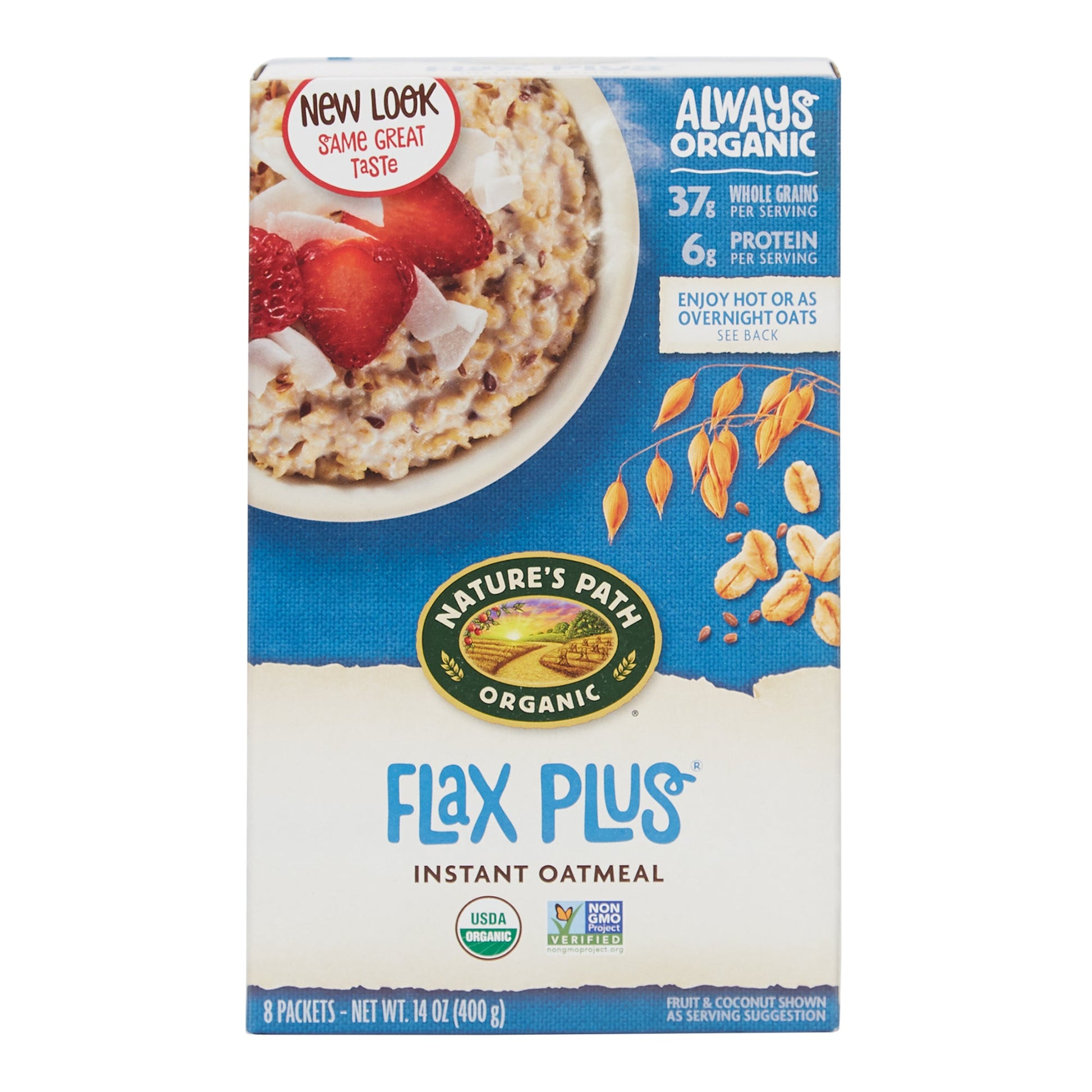 Nature's Path Hot Oatmeal Flax & Oats; 14 Ounces; 6 Per Case - High Mart Wholesale