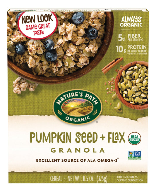 Nature's Path Flax+ With Pumpkin Seed Granola; 11.5 Ounces; 12 Per Case - High Mart Wholesale