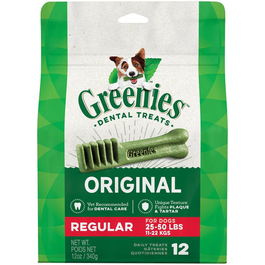 Greenies Dental Chews Regular; 12 Ounces; 6 Per Case - High Mart Wholesale