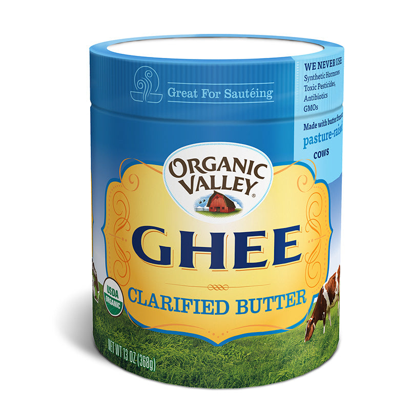 Organic Valley Cropp Cooperative Organic Ghee Clarified Butter; 13 Ounces; 12 Per Case
