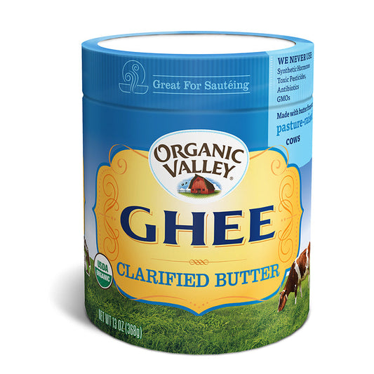 Organic Valley Cropp Cooperative Organic Ghee Clarified Butter; 13 Ounces; 12 Per Case