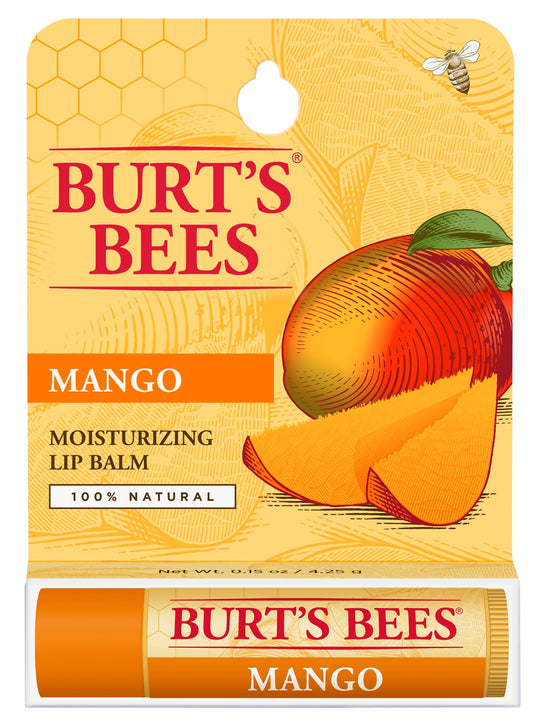 Burt's Bees Lip Balm Mango Blister; 0.15 Ounces; 6 Per Box; 8 Per Case - High Mart Wholesale