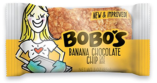 Bobo's Oat Bars Gluten Free; Vegan Banana Chocolate Chip Bar 3 Ounce Bar; 3 Ounces; 12 Per Box; 4 Per Case - High Mart Wholesale