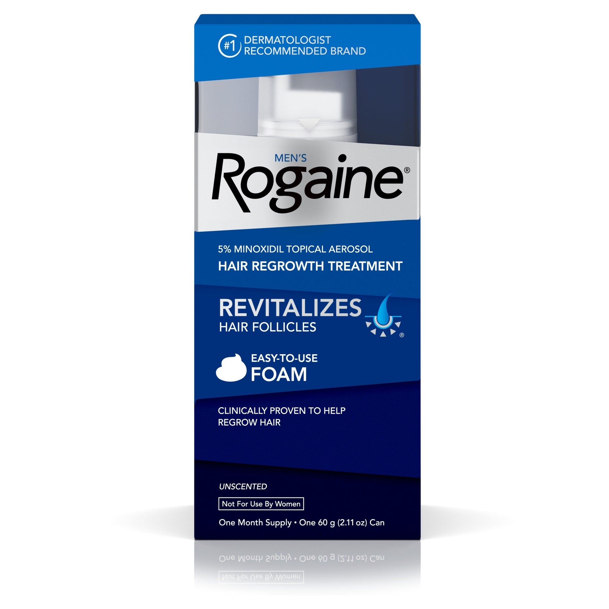 Rogaine Foam Men's; 60 Gram; 3 Per Box; 4 Per Case - High Mart Wholesale