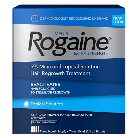 Rogaine Men Extra Strength Hair Regrowth Treatment; 6 Fluid Ounces; 6 Per Case - High Mart Wholesale