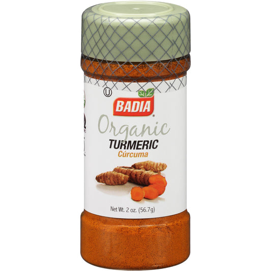 Badia Organic Tumeric Powder; 2 Ounces; 8 Per Case