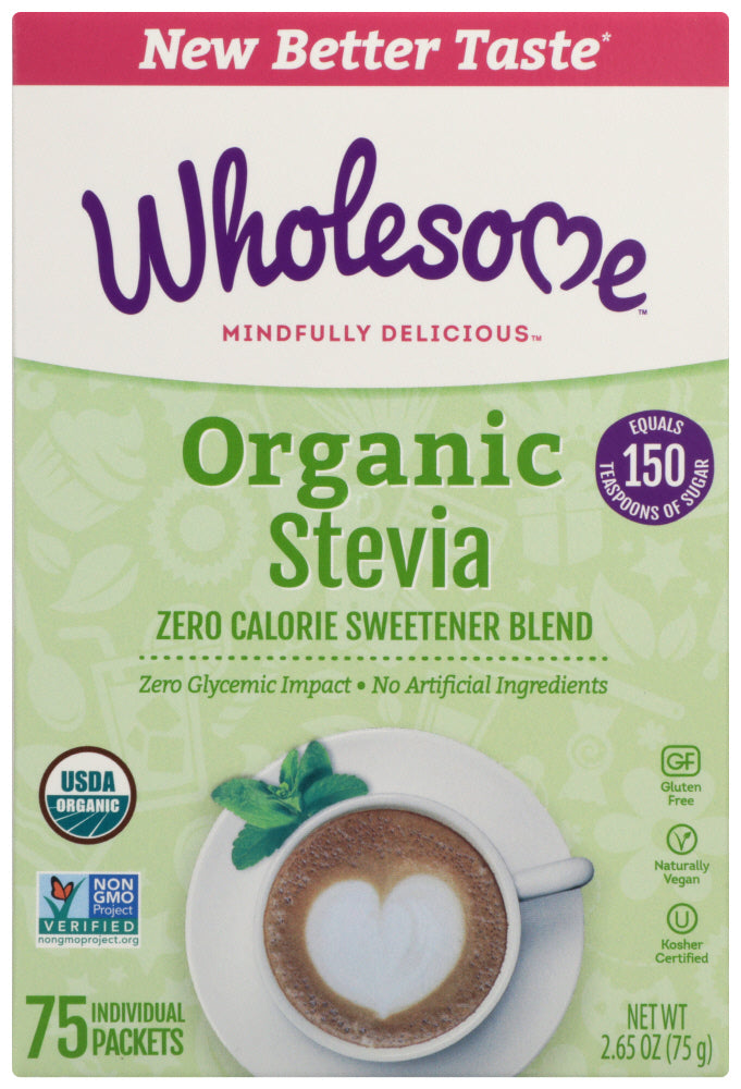 Wholesome Sweetener Stevia Organic; 75 Gram; 6 Per Case