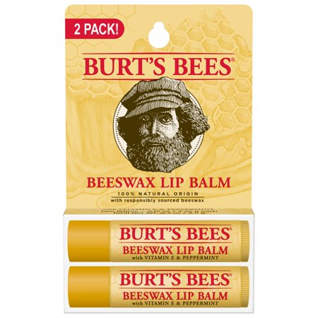 Burt's Bees Lip Balm Beeswax Tube In Blister Box; 0.3 Ounces; 6 Per Box; 8 Per Case