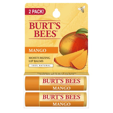 Burt's Bees Lip Balm Mango Twin Pack; 0.3 Ounces; 6 Per Box; 8 Per Case - High Mart Wholesale
