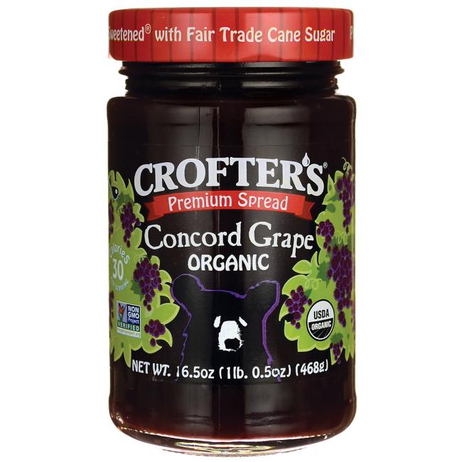 Crofters Organic Spread Premium Grape; 16.5 Ounces; 6 Per Case - High Mart Wholesale