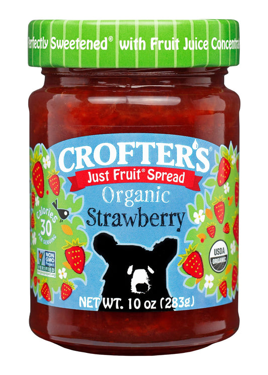 Crofters Organic Just Fruit Spread Strawberry; 10 Ounces; 6 Per Case - High Mart Wholesale