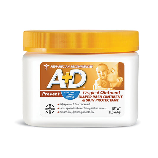 A & D Original Ointment Square; 16 Fluid Ounce; 2 Per Box; 6 Per Case