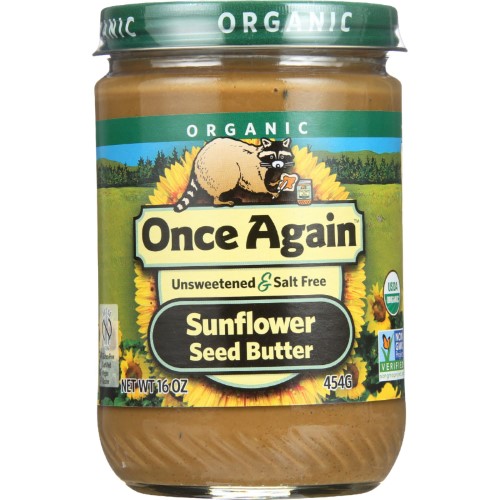 Once Again Nut Butter Organic Sunflower Butter No Salt; 16 Ounces; 6 Per Case - High Mart Wholesale