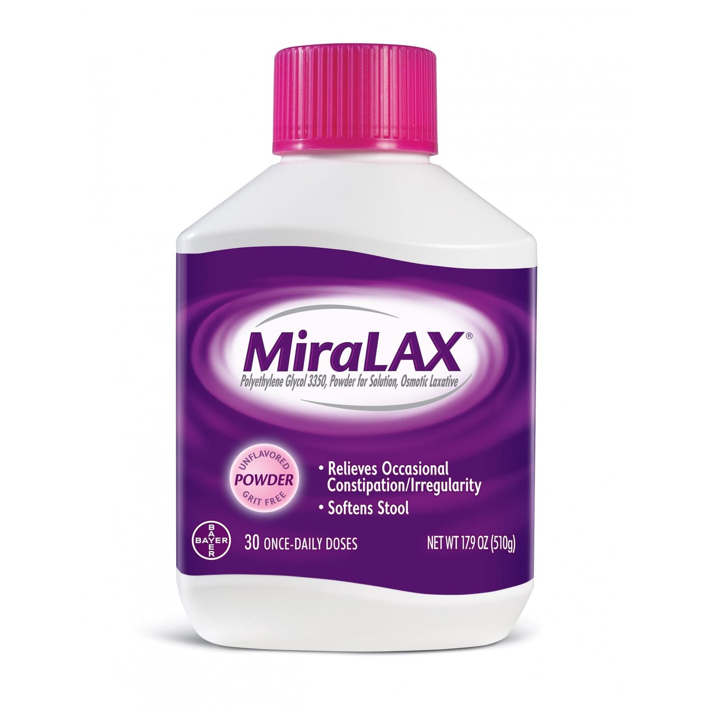 Miralax Miralax 30 Day; 17.9 Fluid Ounces; 3 Per Box; 4 Per Case