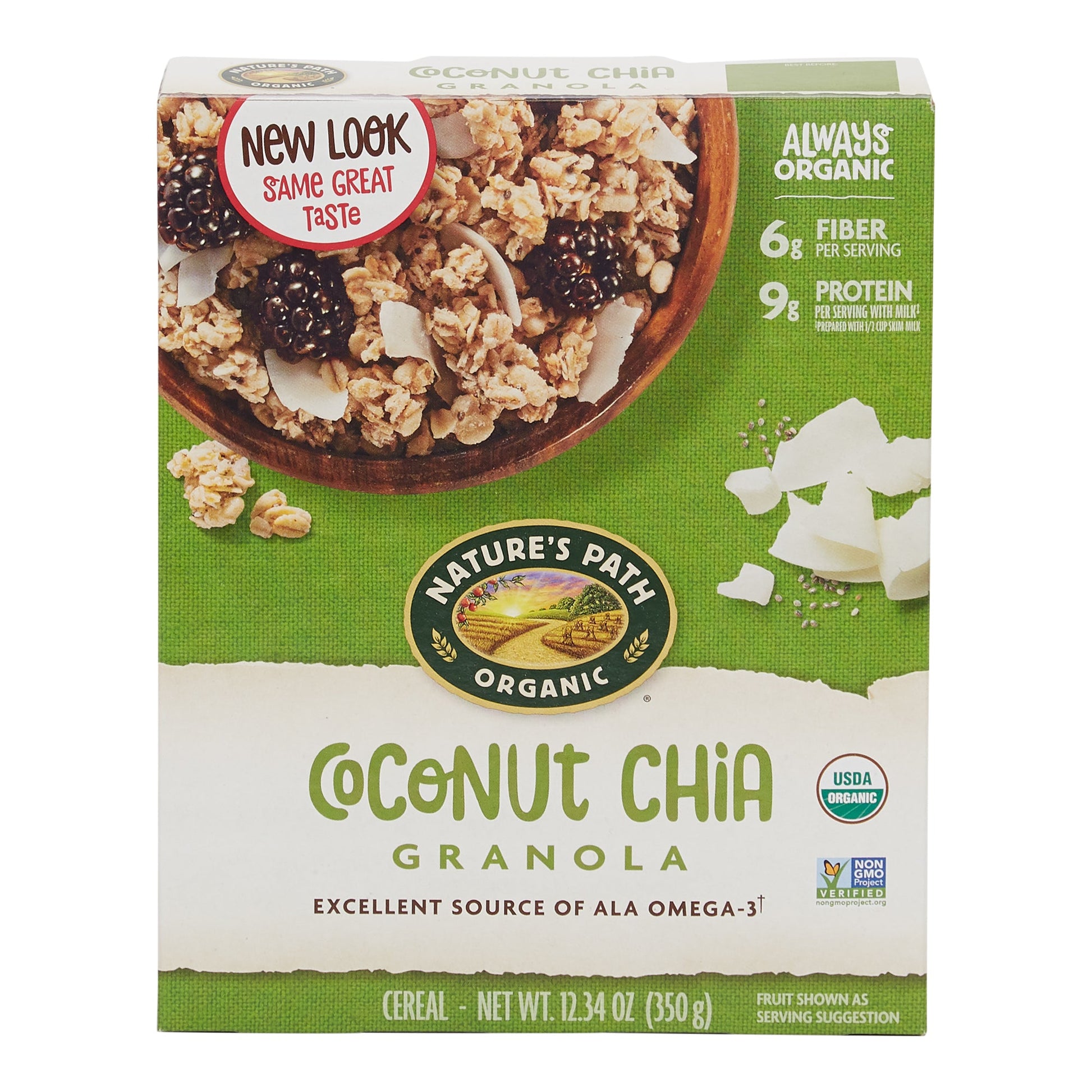 Nature's Path Chia Plus Coconut Granola; 12.3 Ounces; 12 Per Case - High Mart Wholesale