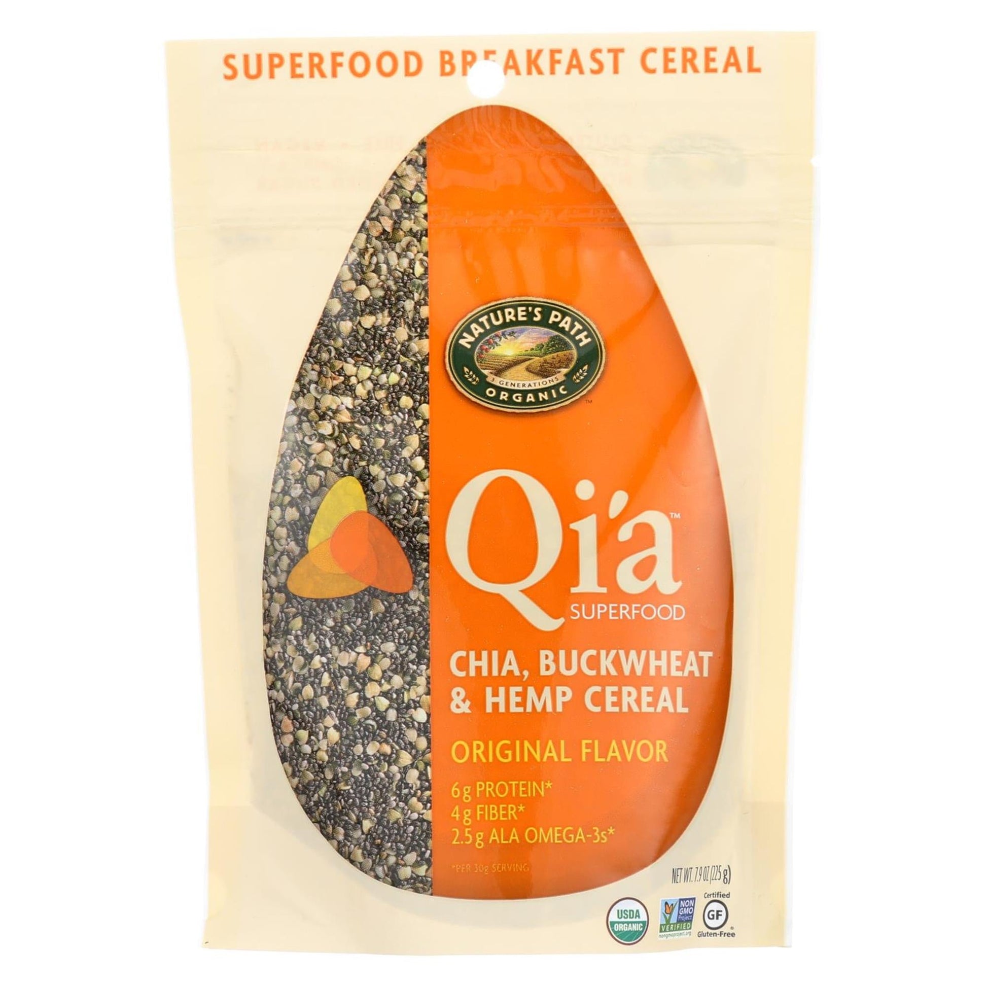 Qi'a Original Cereal; 7.9 Ounce; 10 Per Case - High Mart Wholesale