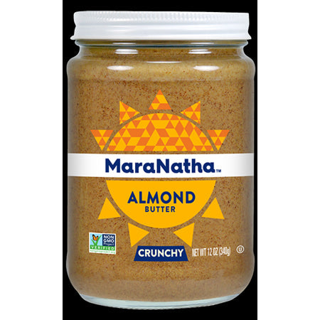 Maranatha Almond Butter No Stir Crunchy; 12 Ounces; 6 Per Case - High Mart Wholesale