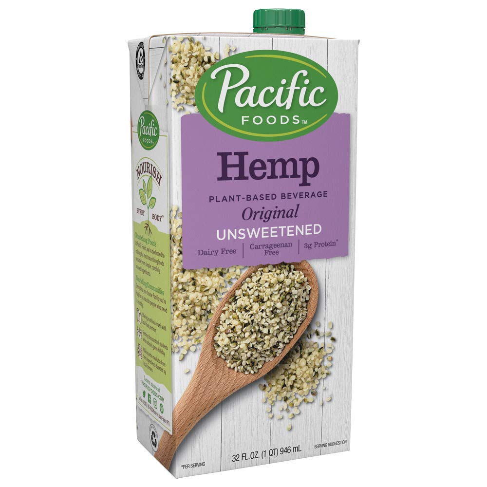 Pacific Foods Original Unsweetened Hemp Milk; 32 Fluid Ounces; 12 Per Case - High Mart Wholesale