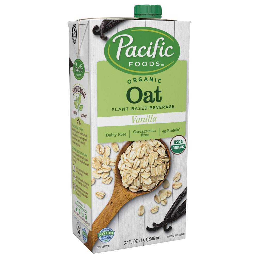 Pacific Foods Organic Oat Vanilla; 32 Fluid Ounces; 12 Per Case - High Mart Wholesale
