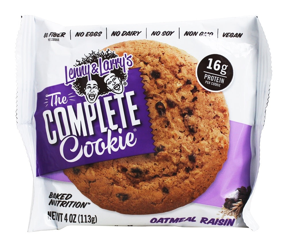 Lenny & Larry's Complete Cookie Oatmeal Raisin Complete Cookie 4 Ounce; 4 Ounces; 12 Per Box; 6 Per Case - High Mart Wholesale
