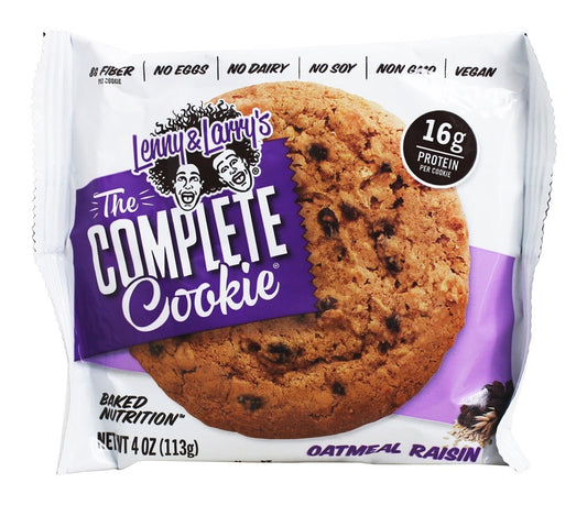 Lenny & Larry's Complete Cookie Oatmeal Raisin Complete Cookie 4 Ounce; 4 Ounces; 12 Per Box; 6 Per Case - High Mart Wholesale