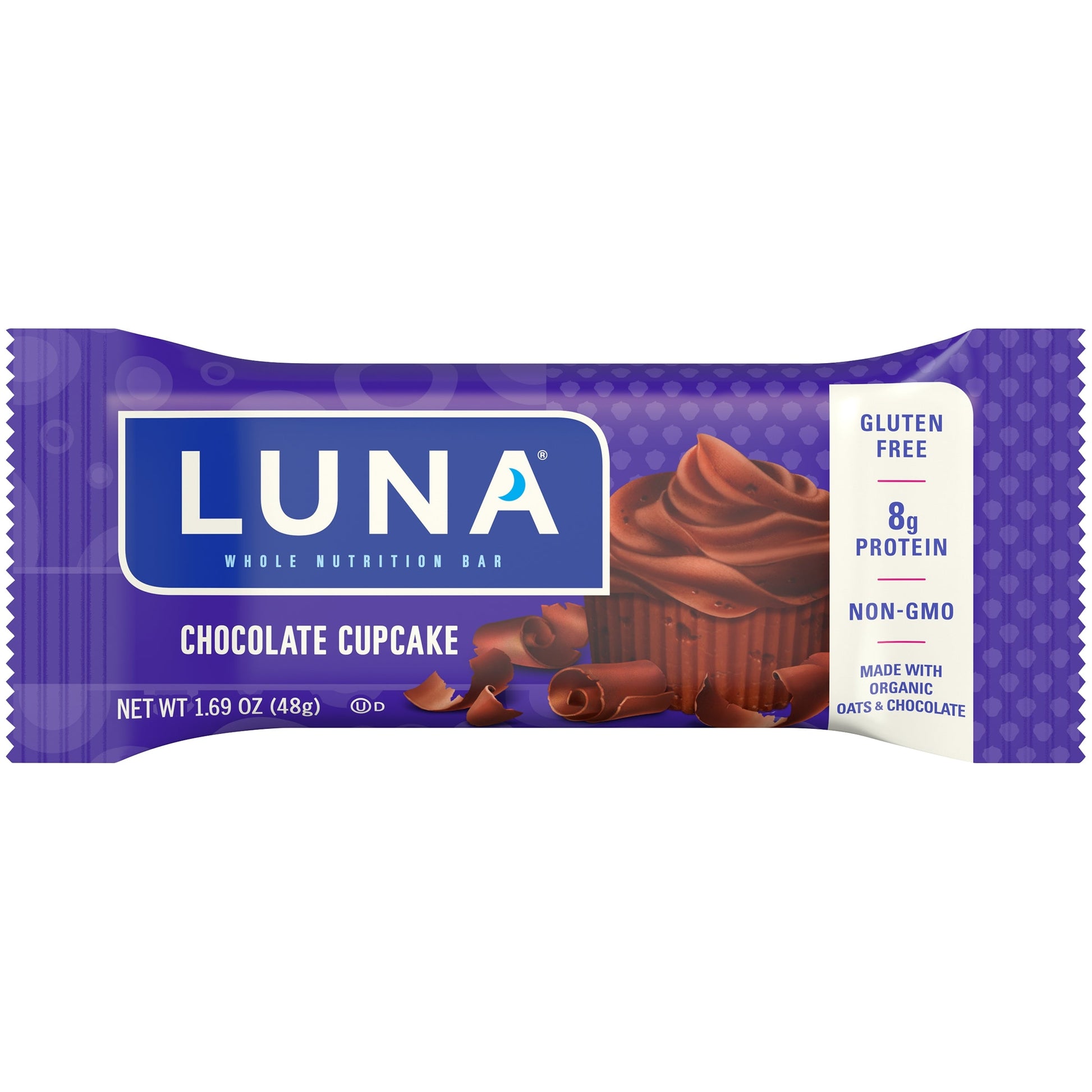 Luna Chocolate Cupcake; 1.69 Ounce; 15 Per Box; 16 Per Case - High Mart Wholesale