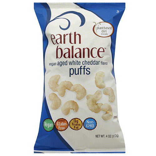 Earth Balance Vegan White Cheddar Puffs; 4 Ounces; 12 Per Case