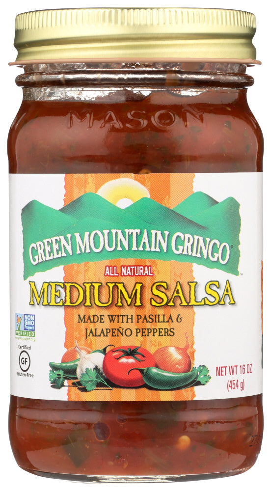 Green Mountain Salsa Medium; 1 Each; 12 Per Case - High Mart Wholesale