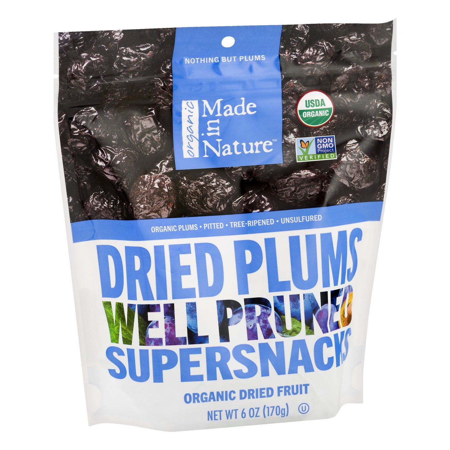 Made In Nature Dried Plum; 6 Ounces; 6 Per Case - High Mart Wholesale