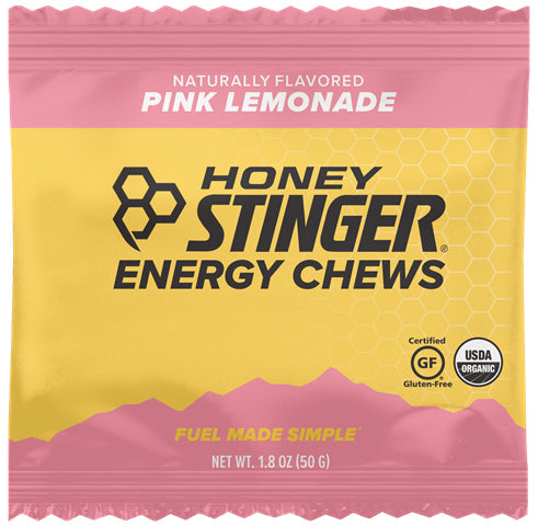 Honey Stinger Pink Lemonade Organic Energy Chew; 1.8 Ounces; 12 Per Box; 8 Per Case - High Mart Wholesale