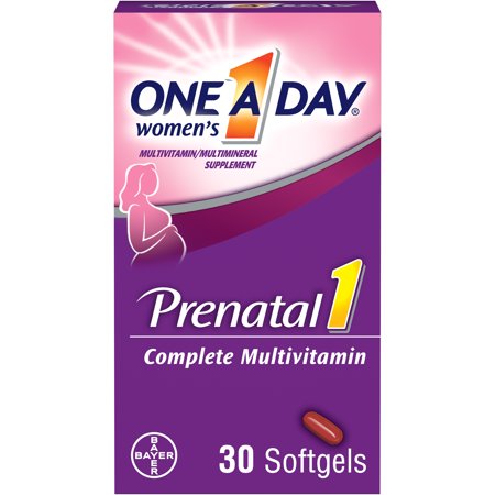 One-A-Day Prenatal Softgels; 30 Piece; 3 Per Box; 8 Per Case