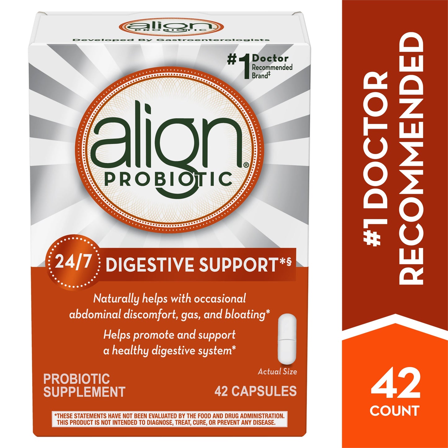 Align Digestive Capsules; 42 Count; 3 Per Box; 4 Per Case