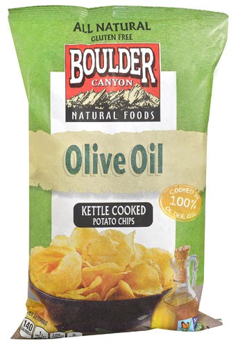 Boulder Canyon Kettle Chips Olive Oil; 5 Ounces; 12 Per Case - High Mart Wholesale