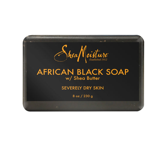 Shea Moisture African Black Shea Butter Soap; 8 Ounce; 4 Per Box; 6 Per Case - High Mart Wholesale