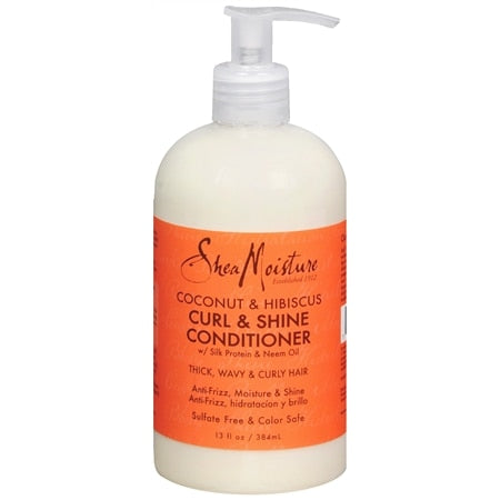 Shea Moisture Conditioner Curl+Shine; 13 Fluid Ounce; 4 Per Case
