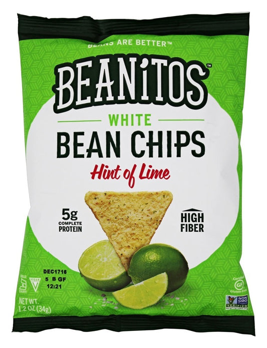 Beanitos Chips Hint Of Lime White Bean; 1 Ounces; 24 Per Case - High Mart Wholesale