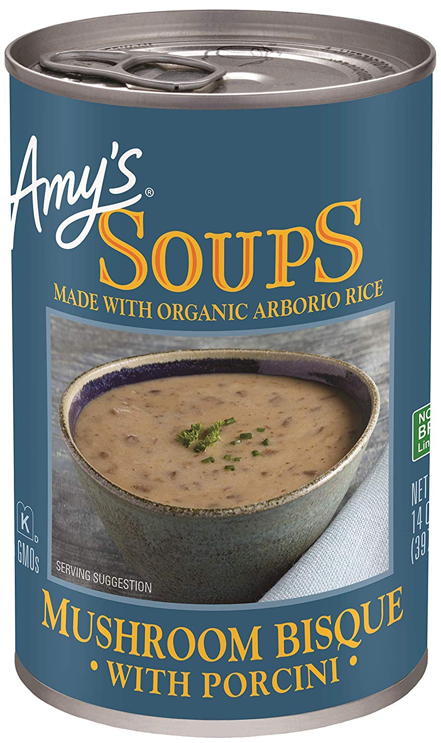 Amy's Mushroom Bisque With Porcini; 14 Ounce; 12 Per Case - High Mart Wholesale