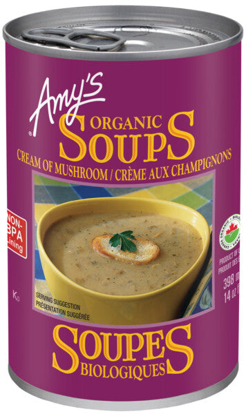 Amy's Soup Cream Of Mushroom Organic; 14.1 Ounce; 12 Per Case - High Mart Wholesale