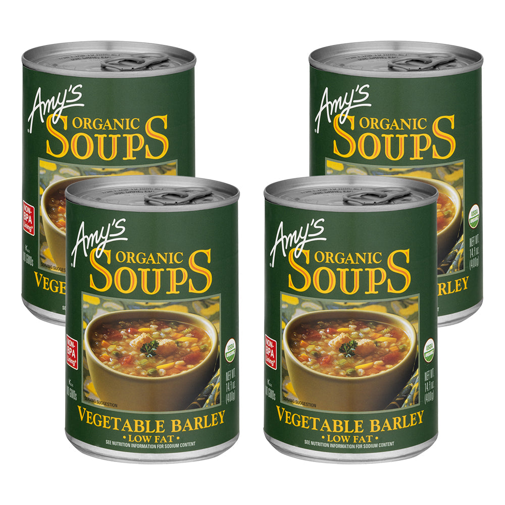 Amy's Soup Vegetable Barley Organic; 14.1 Ounce; 12 Per Case - High Mart Wholesale