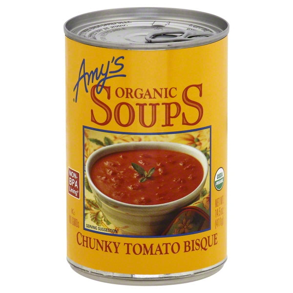 Amy's Chunky Tomato Bisque Organic; 14.5 Ounce; 12 Per Case - High Mart Wholesale