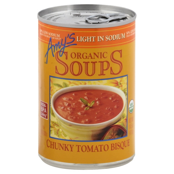 Amy's Tomato Bisque Chunky Lite Sodium; 14.5 Ounce; 12 Per Case - High Mart Wholesale