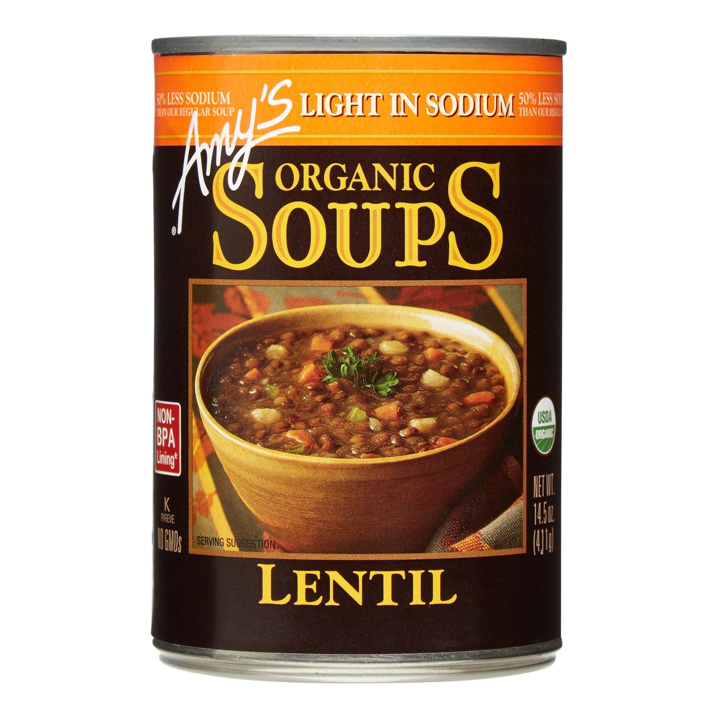 Amy's Soup Lentil Organic Lite Sodium; 14.5 Ounce; 12 Per Case - High Mart Wholesale