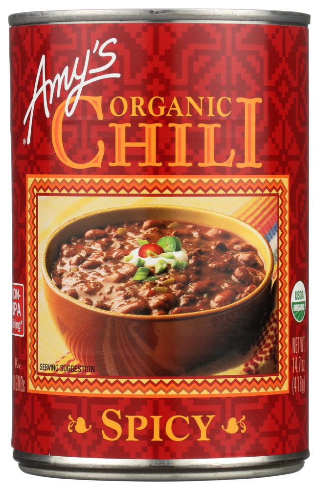 Amy's Chili Spicy Organic; 416 Gram; 12 Per Case - High Mart Wholesale