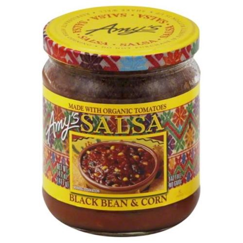 Amy's Salsa Black Bean & Corn; 14.7 Ounces; 6 Per Case - High Mart Wholesale