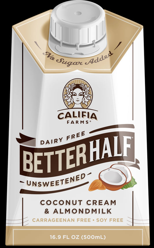 Califia Farms Better Half Unsweetened; 16.9 Fluid Ounces; 6 Per Case - High Mart Wholesale