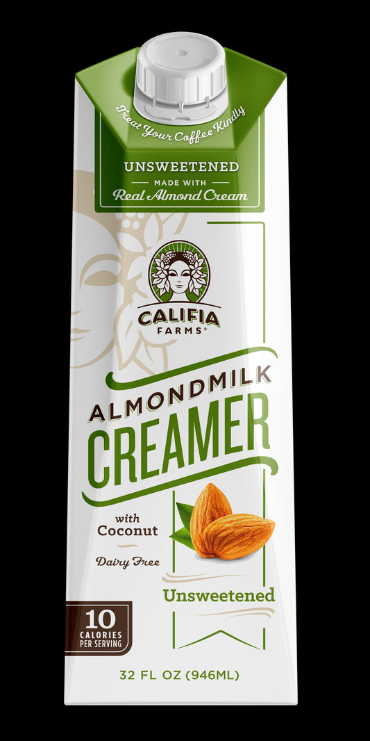 Califia Farms Califia Unsweetened Creamer; 32 Fluid Ounces; 6 Per Case - High Mart Wholesale