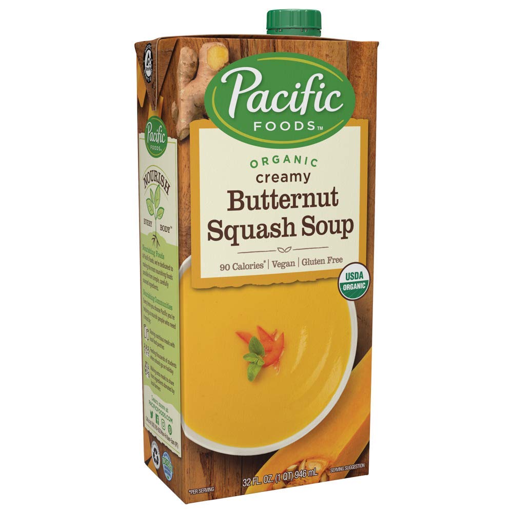 Pacific Foods Organic Butternut Squash Soup; 32 Fluid Ounces; 12 Per Case - High Mart Wholesale