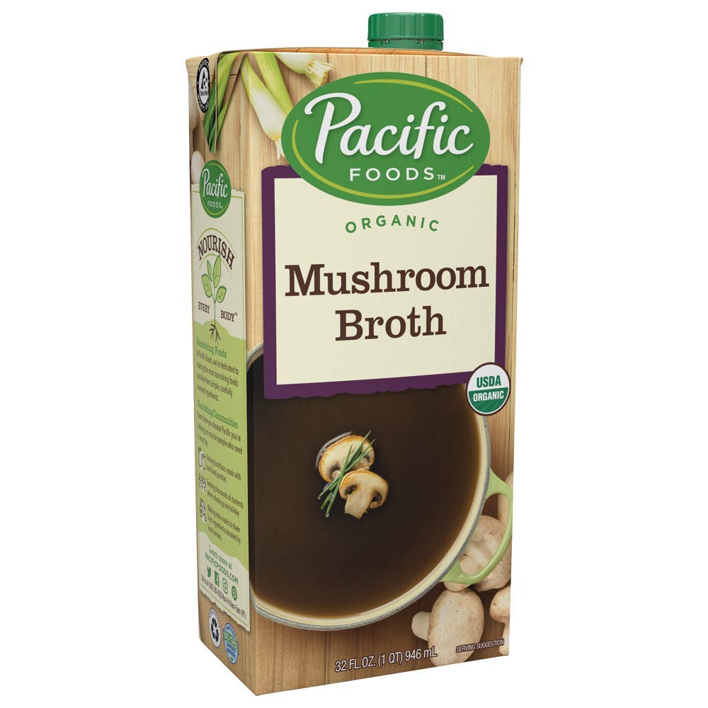 Pacific Foods Mushroom Broth Organic; 32 Fluid Ounces; 12 Per Case - High Mart Wholesale