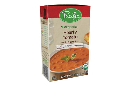 Pacific Foods Bisque Hearty Tomato Organic; 17.6 Ounces; 12 Per Case - High Mart Wholesale